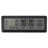 Big Digital Countdown - 999 Days Count Down Clock Timer for Graduation Lab Kitchen (Black)