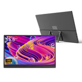 15.6 Inch for Laptop 1080P Travel with Kickstand & Dual Speaker External Gaming Monitor Portable Screen