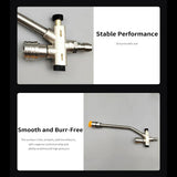 Foam Cannon Dual-Connector Accessory 1/4'' Quick Connect Double Tip Attachment for High Pressure Washer