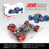 Direct twist vehicle gesture sensing music remote control double-sided light drift children's off-road stunt toy car