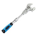 5 In 1 Torque Wrench 10 Inch Adjustable Ratchet Wrench 180 Degree Folding Spanner Household Hand Tool Workshop Maintenance
