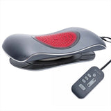 Lumbar Spine Massager Neck Lumbar Traction Multifunctional Inflatable Hot Compress Vibration Air Pressure Waist Massager Warm