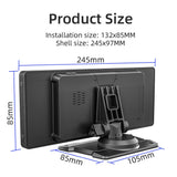 Wireless Touchscreen - 9'' IPS Portable Car Stereo with Apple Carplay & Android Auto, Rearview Camera, GPS