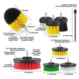 25 Piece Power Scrubber Cleaning Brush Extended Long Attachment Set All Purpose Drill Scrub Brushes Kit