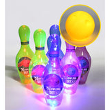 1Set Lighting Game Set Indoor Luminous Bowling Parent-Child Games Electric Sports Funny Baby Outdoor Toys