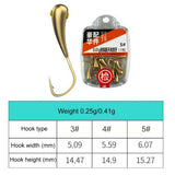 10Pcs Corrosion Resistant High Strength Crank Rust-proof Compact Hooks Multipurpose Fishing Tackle