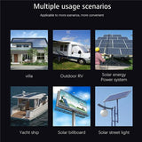 20A 30A 40A 50A 60A Solar Photovoltaic System Street Light LED Display USB Interface Intelligent Charging Controller