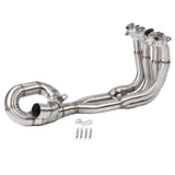 Motorcycle Exhaust Pipe,Motorcycle Full Exhaust System Exhaust Front Pipe Exhaust Connect Pipe Professional Grade