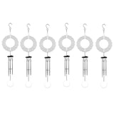 6PCS Sublimation Spinner Blan Outdoor Decor, Outdoors Wind Chimes Outside With Aluminum Tubes For Mom Women Durable