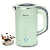 1pc, Small Electric Kettle, Travel Mini Hot Water Boiler Heater, 304 Stainless Steel 0.8L Portable Electric Kettles For Boiling Water, 5 Mins Coffee Kettle Travel Teapot With Auto Shut-Off, Summer