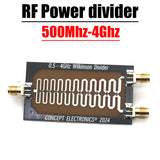0.5- 4GHz Wilkinson Splitter RF Divider Combiner For Rmplifier Power Synthesis 868M 915M 1.2G 1.5G 2.4G
