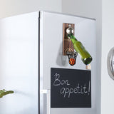 Creative Bottle Wooden Wall Mounted Basketball Court Opener Beer Personalized Magnetic Fridges Stickers For Home/Bar