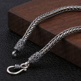Vintage Fashion Fried Dough Twist Woven Square Bracelet