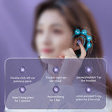 Wireless Bluetooth Earphones Digital Display Screen Touch Noise Reduction Low Latency Bluetooth Earphone Intelligence