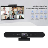 4K USB Webcam HD Video Conference Camera with Microphone Speaker AI Face Tracking Auto Focus 360° Voice Pickup Plug Play