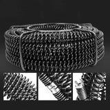 15M Length Household Drain Extension Set Sewer Dredger Compression Spring With Connector For 10-100MM Pipe F