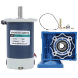 DC24V Worm Gear Reducer Motor Stainless Steel 90W High Power 2200 r/min25r/min Reduction Ratio 88r/min Output Speed