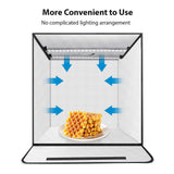 Puluz Mini Photo Studio Light Box: Portable LED Tent with Softbox and Color Backdrops