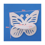 Butterfly Decorations Bedroom Living Room Wall with Shees Free of Punching