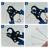 9-needle rolg needle Circular nozzle winding C circle 14k gold sier copper wire jewelry beading diy pliers