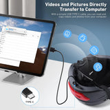 Smart for Adults 1080P 60Fps Sports Camera Bluetooth Bicycle Helmet with Turn Signal Tail Lights Flashing Riding Recorder