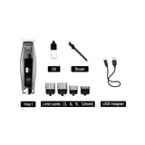 Kemei Electric Hair Clipper Km-050 Barber Carving Trimmer With Lcd Professional Hair Clipper Ceramic Blade Cordless Trimmer