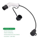 Top-Type2 16A Electrical Type 2 Side Plug To Schuko Socket EV Adapter Car Charging Stations