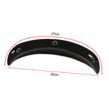 Universal Black 3-Snap Motorcycle Helmet Peak Lens Open Face Sun Shade Visor Shield