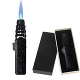 2024 Kitchen Outdoor BBQ Metal Windproof Turbo Torch Jet Butane Gas Lock Fire Safety Switch Cigar Lighter Gadgets