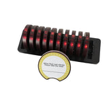 Wireless Calg System Restaurant Pager Vibrator Coaster Buzzers Guest Queuing For Food Truck Cafe Snack Bar