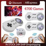 SF900 Retro Video Consoles with 2 Game Controllers Gamepad 2.4G Wireless Receiver 4700 Games For Super Nintendo SNES NES