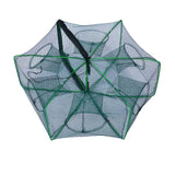 Strengthened 6-20 Holes Automatic Net Shrimp Cage Nylon Foldable Crab Fish Trap Nets Cast Folding Fishing Network