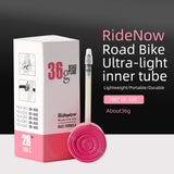 RideNow Road 700C Ultra-light 36g Portable TPU Durable Inner Tube Small Volume Travel Racing Bike Accessories