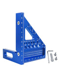 Woodworking Square Protractor Aluminum Alloy Miter Triangle Ruler High Precision Layout Measuring Tool for Engineer Carpenter