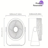 1pc Household Air Circulating Fan Wall Mounted 3-speed Silent Electric Fan Office Desktop Circulating Fan (for Wiring Use)