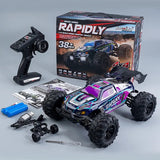 1:16 70km/H 4WD RC Car High Speed Off-Road Vehicle IPX4 With Led Remote Control Cars Drift Monster Truck 2023 New