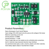 DC 5-24V 3 Water Wooden Technology Driver Module Light with Touch Sensing Table Luminous