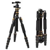 160Cm Aluminum Camera Tripod Stand DSLR Camera Lightweight Travel Tripod With 360° Ball Head For Canon/Sony/Nikon