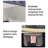 Iatable Sky Curtain 200D/420D Oxford Cloth Easy Setup Waterproof Windproof Outdoor Camping Tent with Canopy