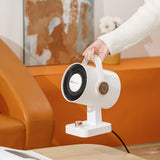 1pc, Electric Desktop Heater, Small Heater With Heating And Fan Modes, Household Mini Heating Fan Desktop Electric Heater Small Office Heater Cold And Warm Dual-use Heater For Home Office School Thanksgiving Halloween Christmas Wedding Birthday Gift