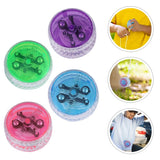 4pcs LED Luminous Yoyo Toys Funny Flashing Yo-Yo Playthings for Children