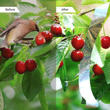2 Roll Anti Bird Dual-Sided Reflective Deterrent Scare Tape For Birds Pigeons Repeller Ribbon Tapes