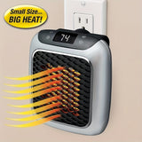 1pc Electric Air Warmer Fan Adjustable Thermostat Household Electric Space Heater Ceramic Heating Winter Warmer Remote Control Small Heater Winter Essential