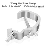 1.18-2 Inch,10 Pack Stage Lights Truss Clamps,Fit 30-50mm OD Tube, Load 55LB C Clamp for DJ Lighting