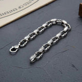 Rattan Pattern Bracelet S925 Sterling Silver