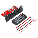 Bluetooth 5.0 MP3 Decoder Board 2*80W 160W Amplifier Audio Player 12V DIY MP3 Player Car FM Radio Module TF USB Mic Record Call