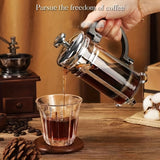 1set Wooden Classic Vintage Mini Manual Bean Grinder Press Pot Set Kitchen Coffee Utensils Home Handheld Coffee Bean