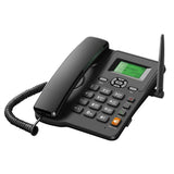 Cordless 2G Fixed Wireless Phone with Antenna, Radio, and Alarm Clock Function