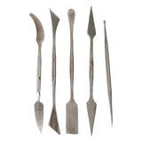 5PCS Stainless Steel Clay Carving Knife DIY Ceramic Soft Pottery Model Tool Stainless Steel Sculpture Knife For Make Pottery