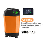 3600/4800/7800mAhPortable Camp Electric Shower Pump IPX7 Waterproof with Digital Display for Camping Hiking Travel